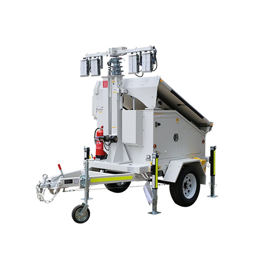 SAL-VTS3 Solar Powered Light Tower — Blue Box Industrial & Site Solutions