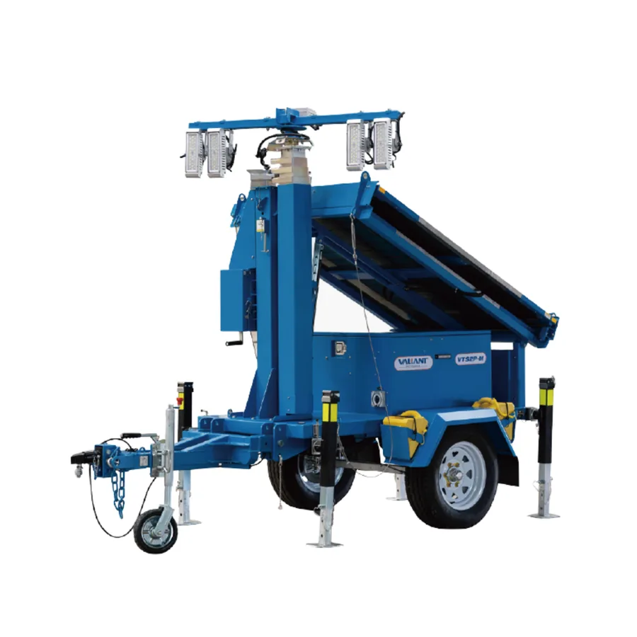 VTS2P-L Mobile Solar Lighting Trailer view 2