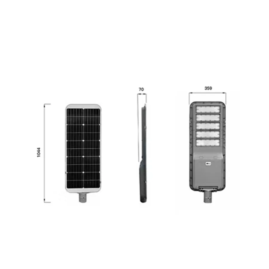 384 LED Solar Street Light — Blue Box Industrial & Site Solutions